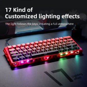 RGB Mechanical Gaming Keyboard with 17 Lighting Effects
