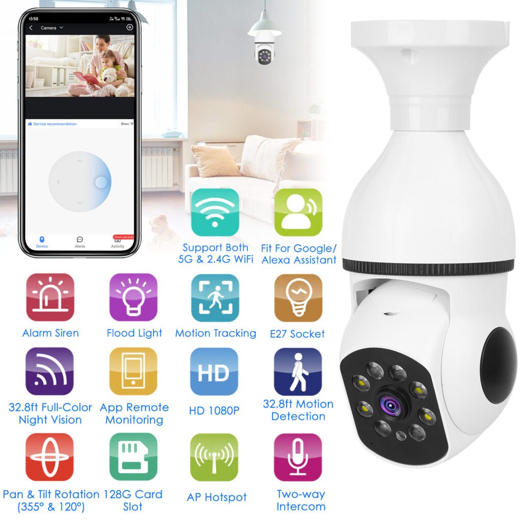 1080P Smart WiFi PTZ Security Camera