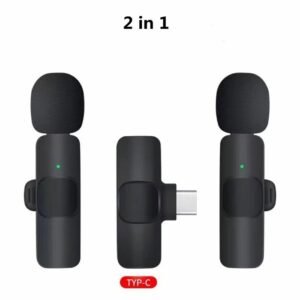 2-in-1 Wireless Lavalier Microphone