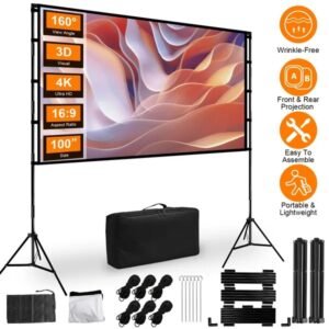 Portable 4K Projector Screen