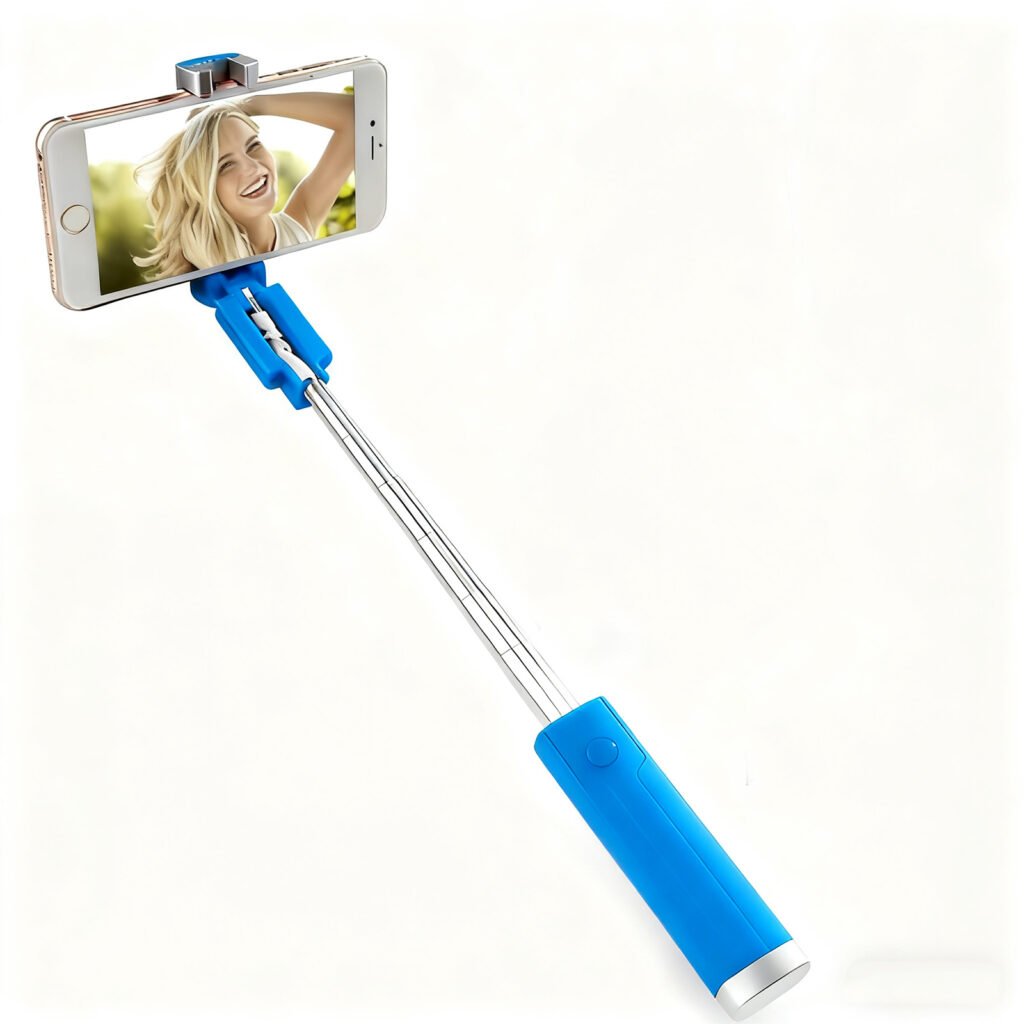 Foldable Selfie Stick with Bluetooth Remote and Tripod for Travel Photography