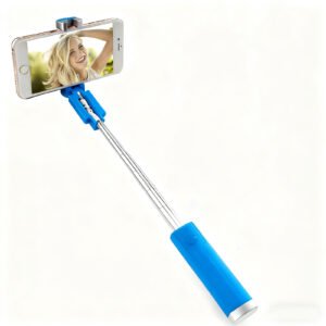 Foldable Selfie Stick with Bluetooth Remote and Tripod for Travel Photography
