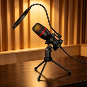 RGB USB Gaming Microphone with Tripod Stand